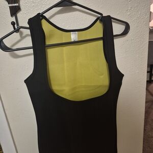 Black and Yellow Tank Top